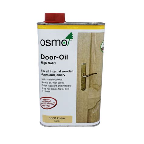 Osmo Door Oil 3060 Clear Satin Finish 1l Hardwood Flooring Centre