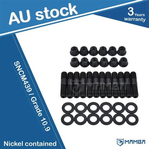 Exhaust Manifold Stud Nut Kit For Nissan Patrol Gu Y Navara D Zd