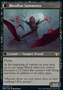 Voldaren Bloodcaster Bloodbat Summoner Innistrad Crimson Vow