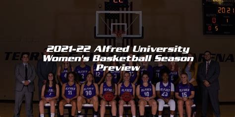 2021 22 Alfred University Womens Basketball Season Preview Alfred