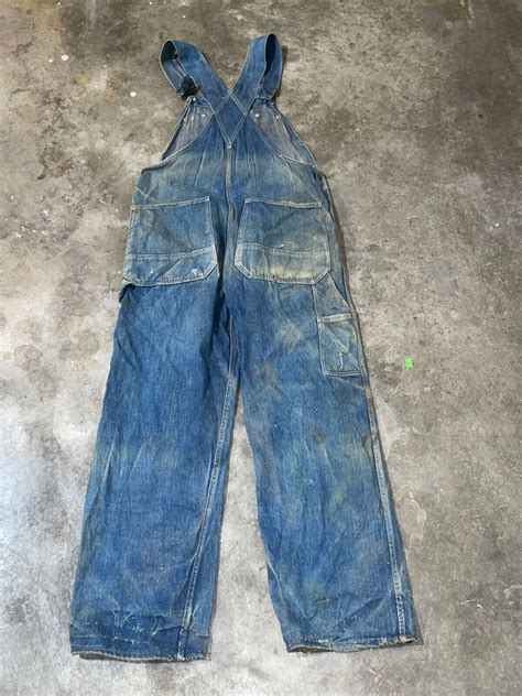 S S Sears Roebuck Hercules Denim Bib Overall Gem