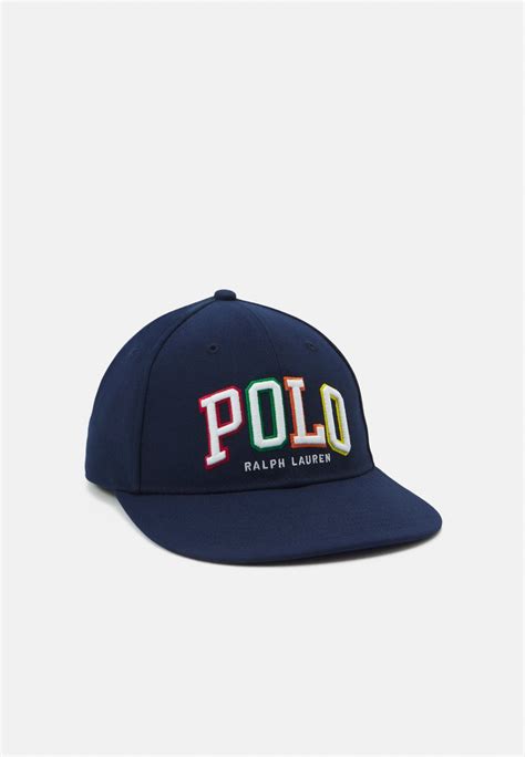 Polo Ralph Lauren Flat Bill Hat Unisex Pet Newport Navydonkerblauw