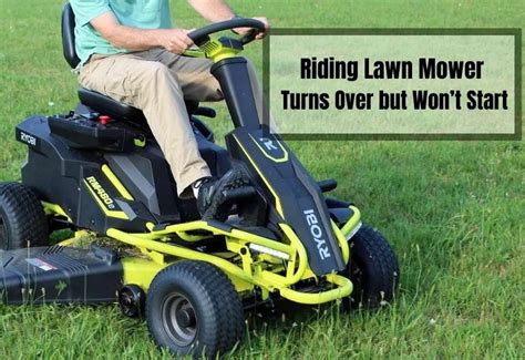 Riding Mower Hard To Start When Hot