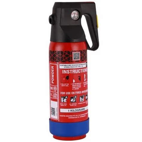 A B C Dry Powder Type Clean Agent Fire Extinguisher Capacity 2kg At