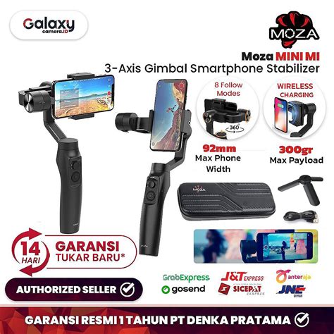 Jual Moza Mini Mi Axis Gimbal Smartphone Stabilizer Garansi Resmi