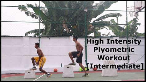 High Intensity Plyometric Workout Intermediate Youtube