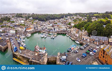 Aerial View Of Padstow In Cornwall Editorial Stock Image Image Of