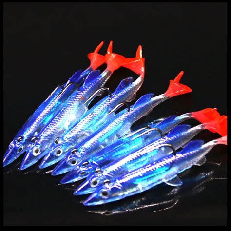 1PCS Luminous Fishing Bait Fishing Lure Sea Bass Bait Artificial Hard