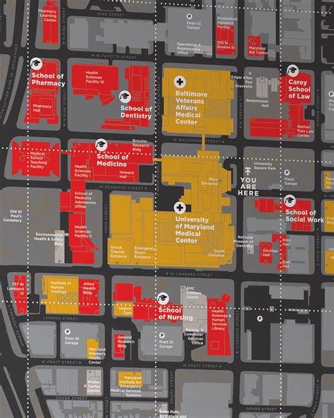 Mapping for the University of Maryland, Baltimore :: Behance