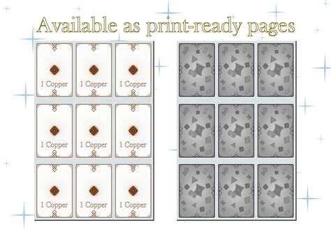 Coins Tokens Dnd 5E Compatible Printable Digital Only - Etsy