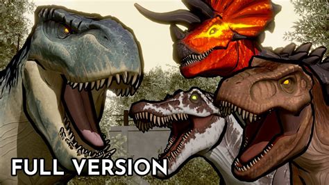 Vrex Vs Trex Spinosaurus Ultimasaurus Animation Full Version Youtube