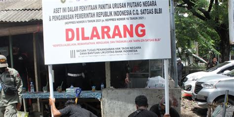 Satgas Blbi Sita Tanah Milik Kaharudin Ongko Seluas Meter Di