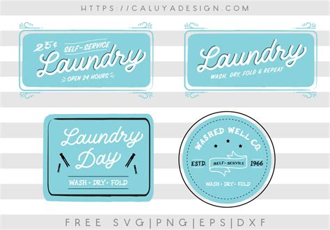 Free Laundry Sign Svg Png Eps Dxf By Caluya Design