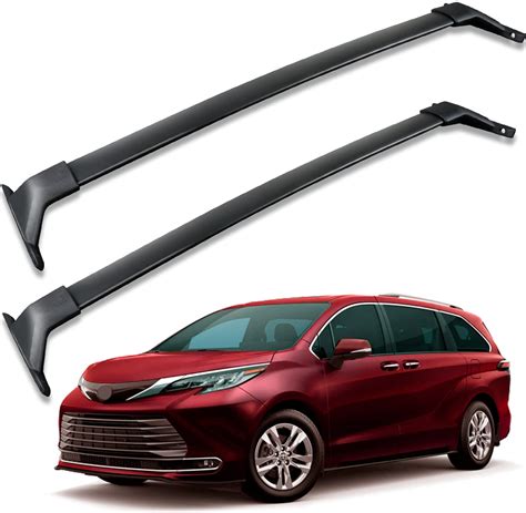 Kinggeri Roof Rack Cross Bars Compatible With Toyota Sienna 2021 2022 2023 2024 Aluminum Roof