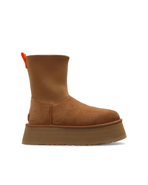 Ugg Classic Dipper Platform Boots In Brown Lyst