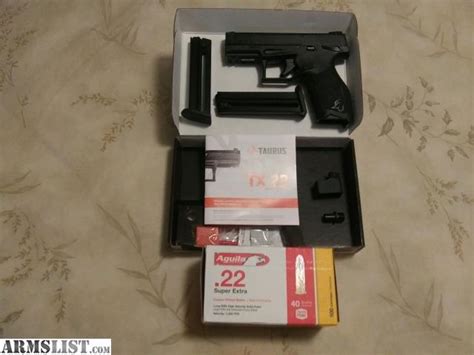 Armslist For Sale Taurus Tx22 22lr With Ammo