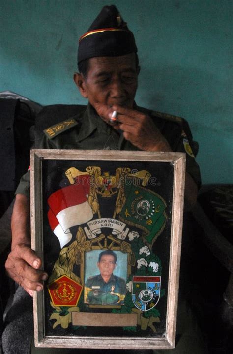 Veteran Editorial Photography Image Of Army Indonesian 55016537