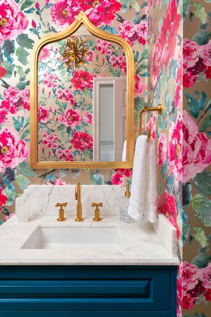 Jewel Box Powder Rooms Transitional Powder Room San Francisco