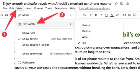 How To Use Pageless Format In Google Docs Ded