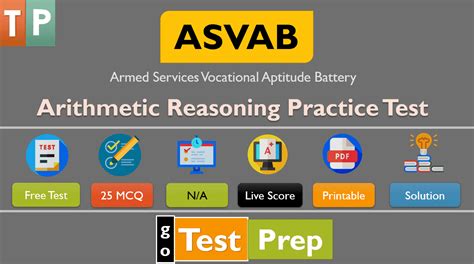 Asvab Arithmetic Reasoning Practice Test Free Pdf