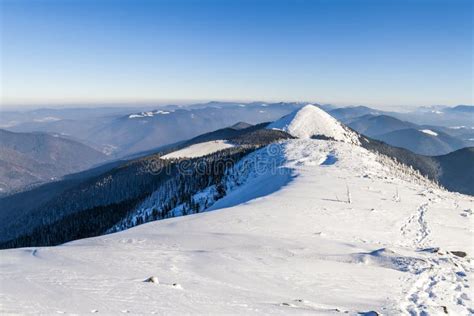 Snow Covered Winter Mountains. Arctic Landscape. Colorful Outdoor Scene ...