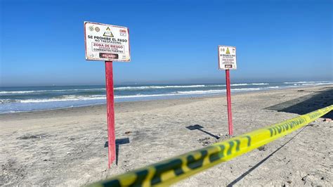 Playa En Rosarito Contin A Cerrada Por Contaminaci N