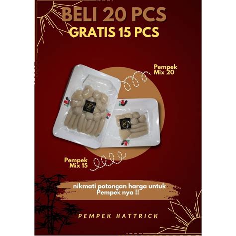 Jual Beli 20 Pcs Gratis 15 Pcs Free Cuko Pempek Palembang Shopee