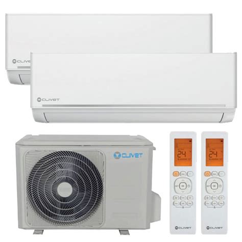 Clivet Ezcool Inverter Dual Split Air Conditioner Btu R A A