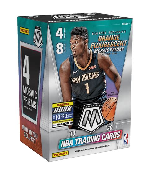 Panini Mosaic Prizm Nba Basketball Trading Cards Value