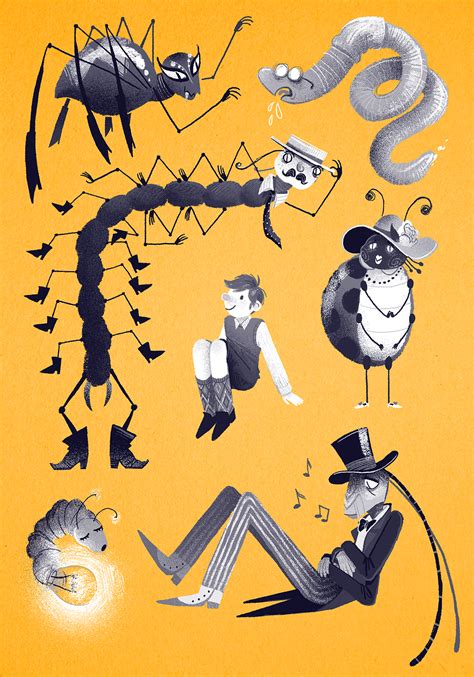 Printable James And The Giant Peach Characters