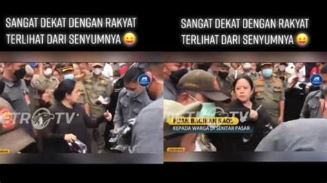 Viral Video Puan Maharani Bagi Bagi Kaos Sambil Dilempar Ekspresi