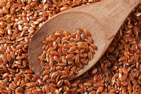 Brown Flax Seeds Background ⬇ Stock Photo Image By © Ajafoto 80084072