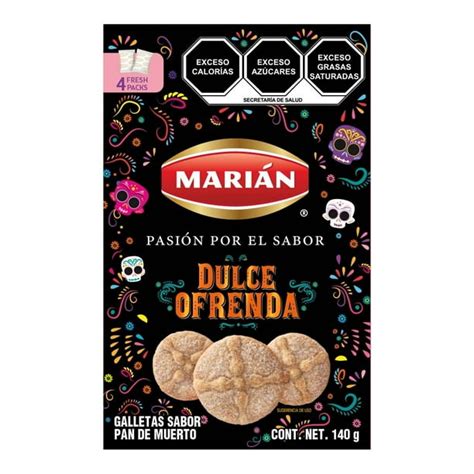 Galletas Marián Sabor Pan De Muerto 140 G Walmart