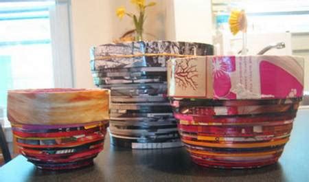 Recycled Magazine Bowls How To Make And Do