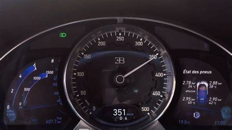 Watch a Bugatti Chiron speedometer hit 218 mph - Autoblog | Bugatti ...