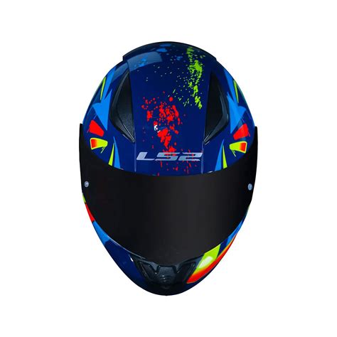 Capacete Ls2 Rapid Ff353 Tagline Azul 62 XL Vianna Motos