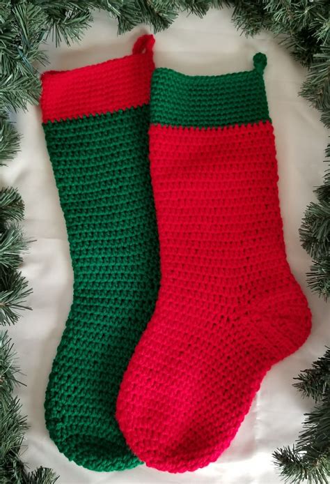 Simply A Christmas Stocking Crochet Christmas Stocking Christmas