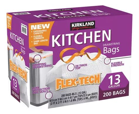 Kirkland Signature Flex Tech Bolsa De Basura Para Cocina