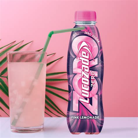 Lucozade Energy Pink Lemonadesparkling Energy Drink Powered By Glucose