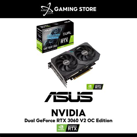 Asus Dual Rtx3060 Oc 12gb Ddr6 192bit Graphics Card Lhr Rtx3060