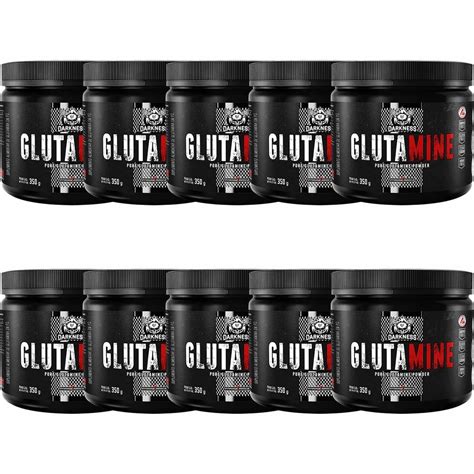 Kit X Glutamine Darkness G Integralm Dica Otimanutri