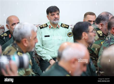 Tehran Iran St Apr Iranian Police Chief General Ahmad Reza