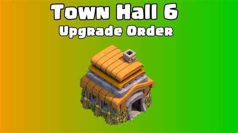 Clash of Clans: Town Hall 6 (TH6) Upgrade Order - ClashDaddy