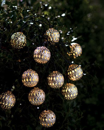 Novelty Globe Solar String Lights - ALDI UK