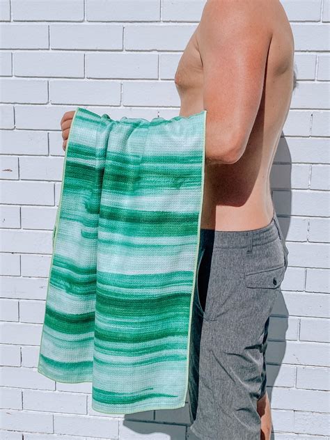 Gym Towel Super Absorbent Quick Dry And Odourless Jungle Cenote Breathing Travel Sand