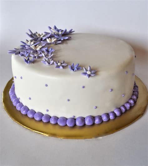 Cakes By Setia Purple Flower Cake