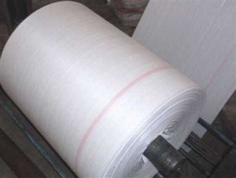 White Plain Hdpe Woven Fabric Roll For Making Sack Meter Length