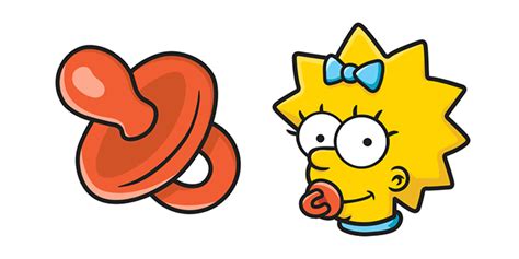 The Simpsons Maggie Pacifier cursor – Custom Cursor