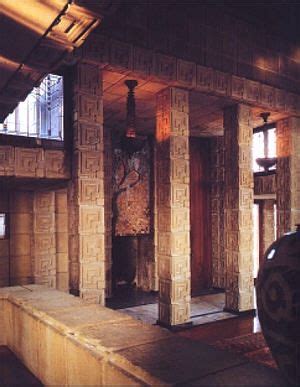 Ennis House Frank Lloyd Wright Textile Block Period Los Angeles