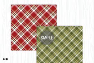 Christmas Plaids Digital Papers Graphic By Leskahamatydesign Creative